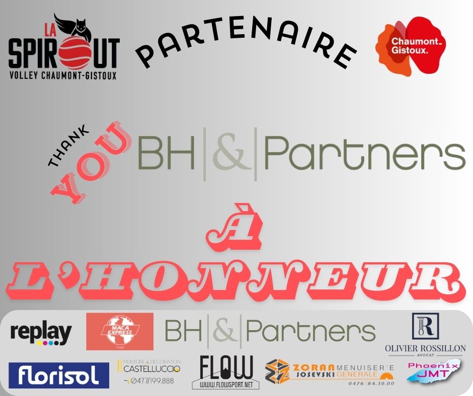 BH & Partners, notre partenaire!